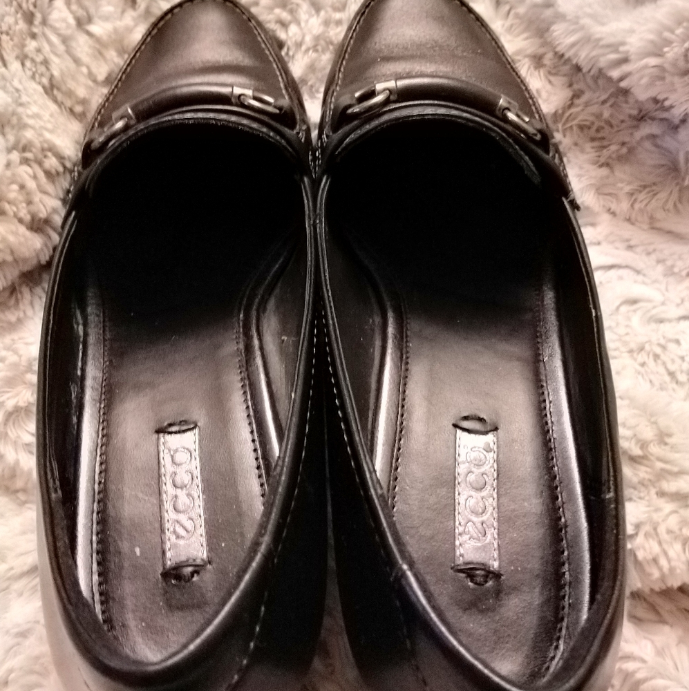 Ecco supple leather slip on shoes - Picture 8 of 13